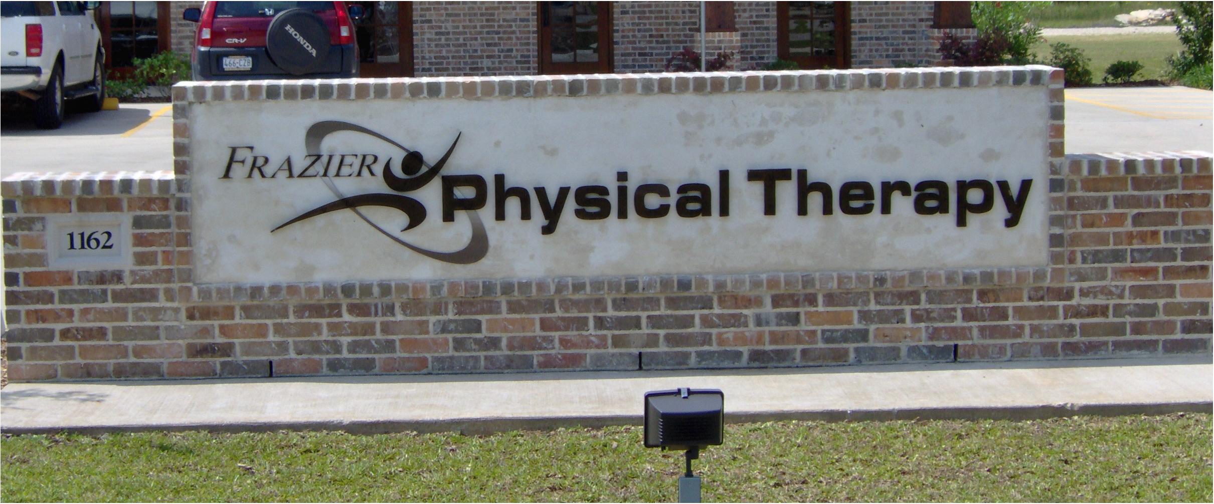 Frazier Physical Therapy - Monument Sign